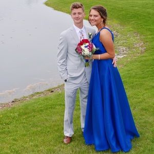 blue prom dress!